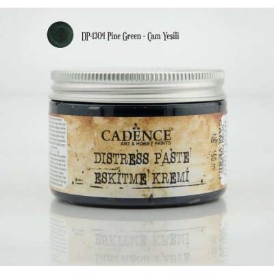 Cadence Distress Paste Eskitme Kremi 150 ml. 1304 ÇAM YEŞİLİ - 1