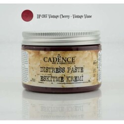 Cadence Distress Paste Eskitme Kremi 150 ml. 1307 VİNTAGE VİŞNE - 1