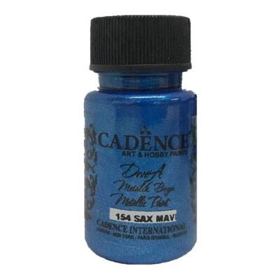 Cadence Dora Metalik Boya 50 ml. 154 Sax Mavi - 1