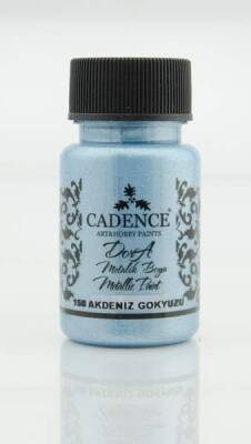 Cadence Dora Metalik Boya 50 ml. 158 Akdeniz Gökyüzü - 1