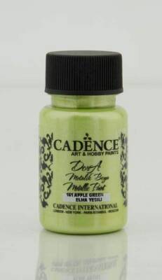 Cadence Dora Metalik Boya 50 ml. 161 Elma Yeşili - 1