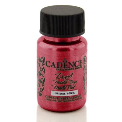 Cadence Dora Metalik Boya 50 ml. 196 Şerbet Pembe - 1