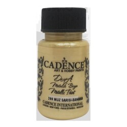 Cadence Dora Metalik Boya 50 ml. 200 Muz Sarısı - 1