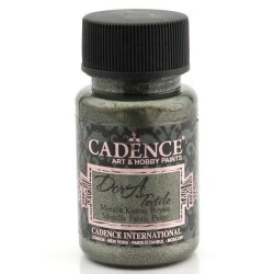 Cadence Dora Textile Metalik Kumaş Boyası 50 ml. 1138 ANTRASİT - 1