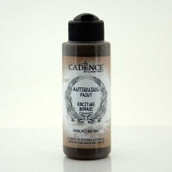 Cadence Eskitme Boyası 120 ml. 306 Dark Red Brown (Koyu Kızıl Kahve) - 1