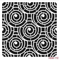 Cadence Home Decor Midi Stencil Boyama Şablonu 25x25 cm. HDM-172 - 1