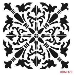 Cadence Home Decor Midi Stencil Boyama Şablonu 25x25 cm. HDM-179 - 1