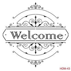 Cadence Home Decor Midi Stencil Boyama Şablonu 25x25 cm. HDM-43 - 1