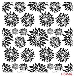 Cadence Home Decor Midi Stencil Boyama Şablonu 25x25 cm. HDM-82 - 1