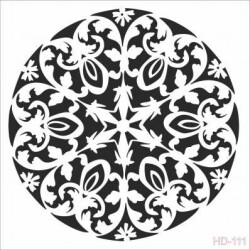 Cadence Home Decor Stencil Boyama Şablonu 45x45 cm. HD-111 - 1