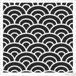 Cadence Home Decor Stencil Boyama Şablonu 45x45 cm. HD-156 - 1