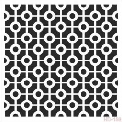 Cadence Home Decor Stencil Boyama Şablonu 45x45 cm. HD-159 - 1