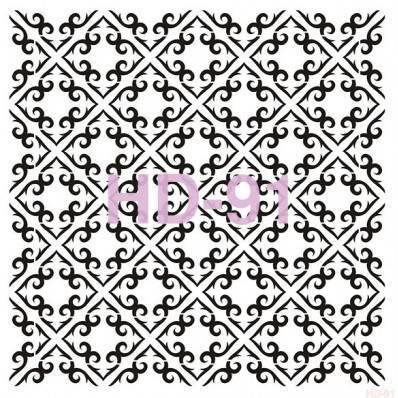 Cadence Home Decor Stencil Boyama Şablonu 45x45 cm. HD-91 - 1