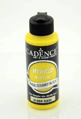 Cadence Hybrid Multisurface Akrilik Boya 120 ml. H-009 SARI - 1