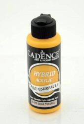 Cadence Hybrid Multisurface Akrilik Boya 120 ml. H-010 SICAK TURUNCU - 1