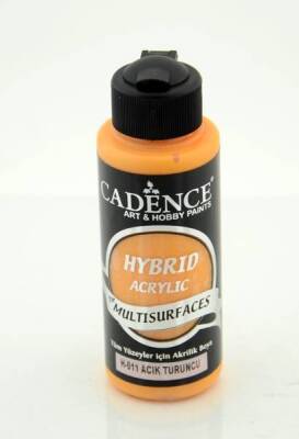 Cadence Hybrid Multisurface Akrilik Boya 120 ml. H-011 AÇIK TURUNCU - 1