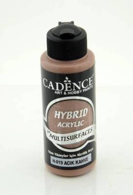 Cadence Hybrid Multisurface Akrilik Boya 120 ml. H-019 AÇIK KAHVE - 1