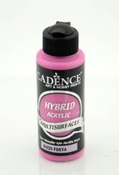 Cadence Hybrid Multisurface Akrilik Boya 120 ml. H-025 FUŞYA - 1