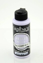 Cadence Hybrid Multisurface Akrilik Boya 120 ml. H-031 AÇIK LİLA - 1