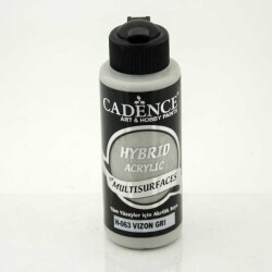 Cadence Hybrid Multisurface Akrilik Boya 120 ml. H-063 VİZON GRİ - 1