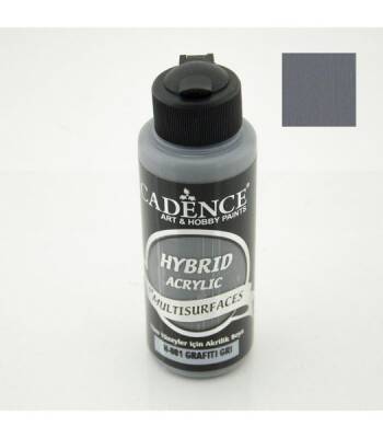 Cadence Hybrid Multisurface Akrilik Boya 120 ml. H-081 GRAFİTİ GRİ - 1