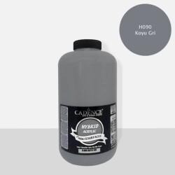 Cadence Hybrid Multisurface Akrilik Boya 2 Litre H-090 KOYU GRİ - 1