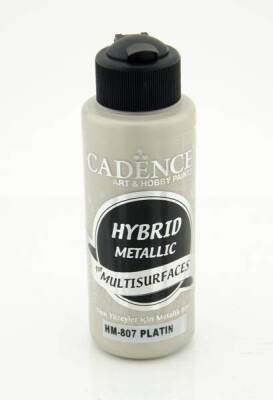 Cadence Hybrid Multisurface Metalik Boya 120 ml. HM-807 PLATİN - 1