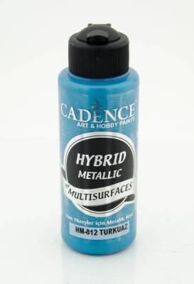 Cadence Hybrid Multisurface Metalik Boya 120 ml. HM-812 TURKUAZ - 1