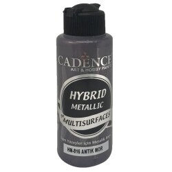 Cadence Hybrid Multisurface Metalik Boya 120 ml. HM-816 ANTİK MOR - 1