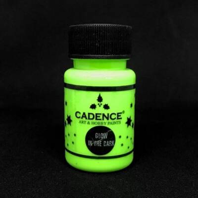 Cadence Karanlıkta Parlayan Boya Glow In The Dark KOYU YEŞİL - 1