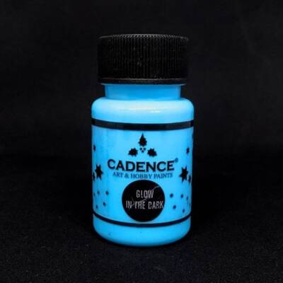 Cadence Karanlıkta Parlayan Boya Glow In The Dark MAVİ - 1