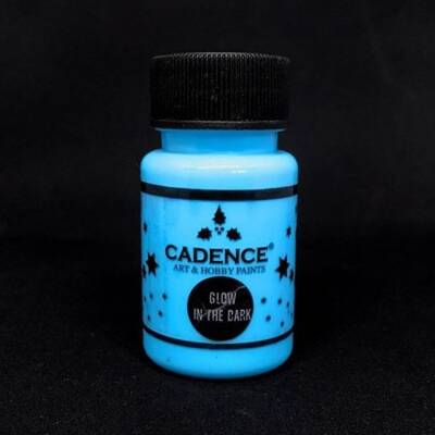 Cadence Karanlıkta Parlayan Boya Glow In The Dark MAVİ - 1