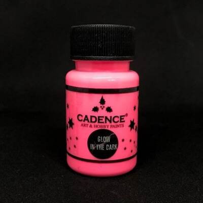 Cadence Karanlıkta Parlayan Boya Glow In The Dark PEMBE - 1