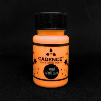 Cadence Karanlıkta Parlayan Boya Glow In The Dark TURUNCU - 1