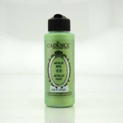 Cadence Metalik Boya 120 ml. 206 P. Yeşili - 1