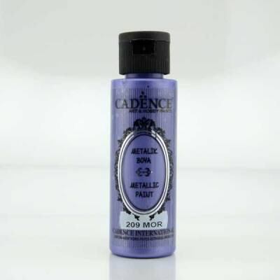 Cadence Metalik Boya 70 ml. 209 Mor - 1