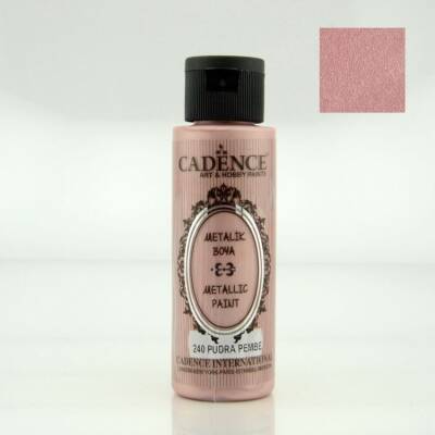 Cadence Metalik Boya 70 ml. 240 PUDRA PEMBE - 1