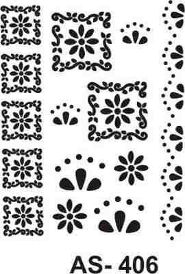 Cadence New Stencil Collection A4 AS-406 - 1