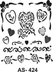 Cadence New Stencil Collection A4 AS-424 - 1