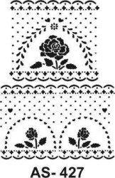 Cadence New Stencil Collection A4 AS-427 - 1