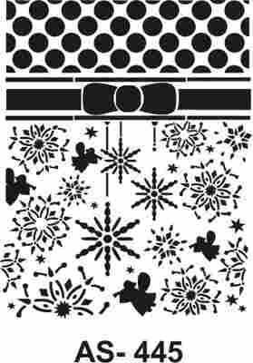 Cadence New Stencil Collection A4 AS-445 - 1