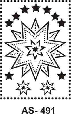 Cadence New Stencil Collection A4 AS-491 - 1