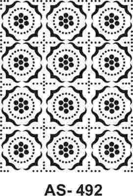 Cadence New Stencil Collection A4 AS-492 - 1