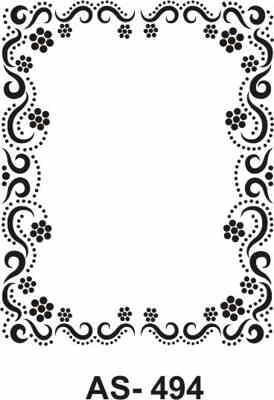 Cadence New Stencil Collection A4 AS-494 - 1
