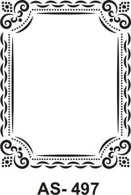 Cadence New Stencil Collection A4 AS-497 - 1
