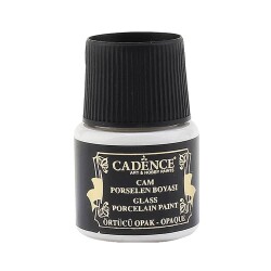 Cadence Opak Cam Porselen Boyası 45 ml 001 Beyaz - 1