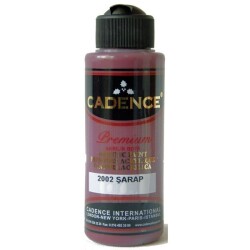 Cadence Premium Akrilik Boya 120 ml. 2002 Şarap - 1