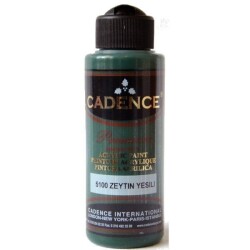 Cadence Premium Akrilik Boya 120 ml. 5100 Zeytin Yeşili - 1