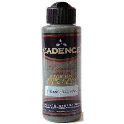 Cadence Premium Akrilik Boya 120 ml. 5150 Antik Yağ Yeşili - 1