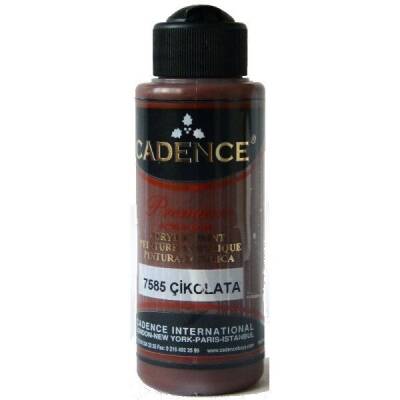 Cadence Premium Akrilik Boya 120 ml. 7585 Çikolata - 1